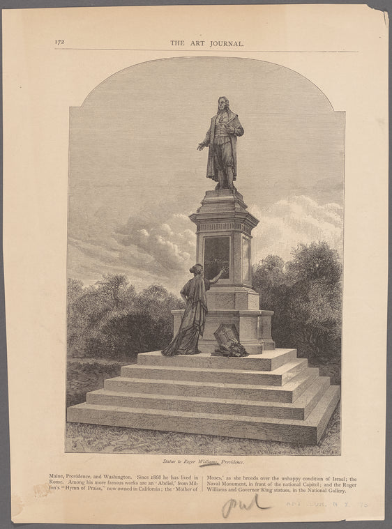 Statue to Roger Williams, Providence