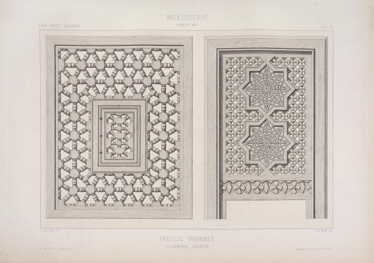 Treillis tournés Alexandrie - Rosette.