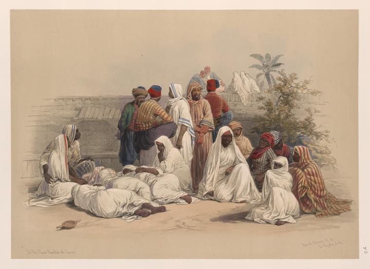 In the slave market at Cairo.