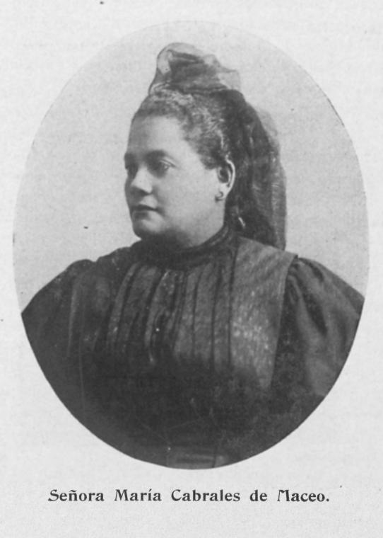 Senora Maria Cabrales de Maceo