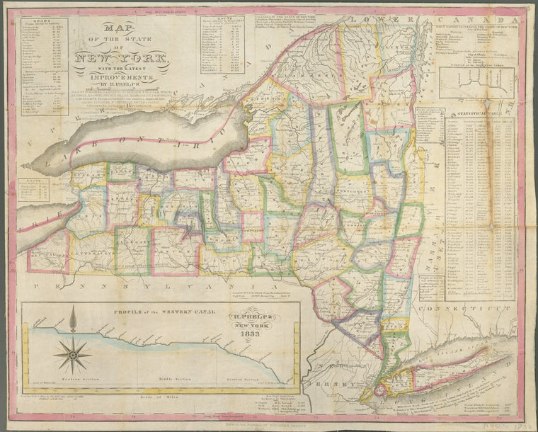 Map of the state of New York : with the latest improvements