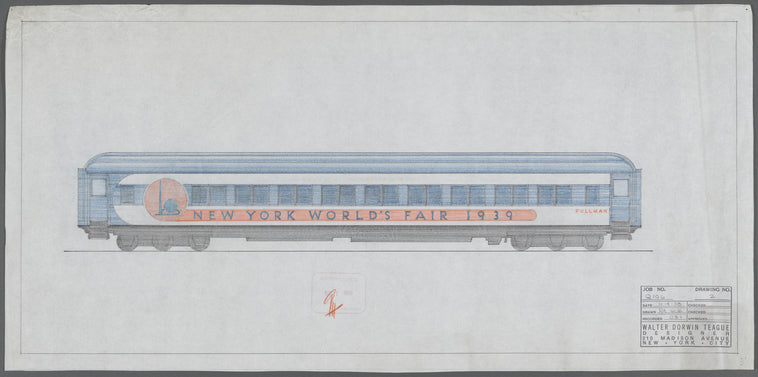 World's Fair Pullman Railway Car design