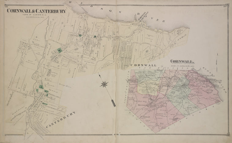 Cornwall & Cantebury [Villages]; Cornwall [Township]