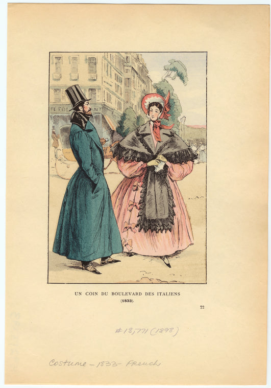 Un coin du Boulevard des Italiens (1833)