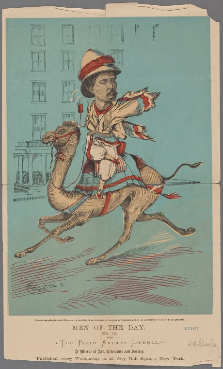 Men of the day. No. 19 from "The Fifth Avenue journal." A mirror of art, literature and society. Published every Wednesday at 27 City Hall Square, New York.
