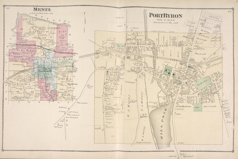 Mentz [Township]; PortByron [Village]
