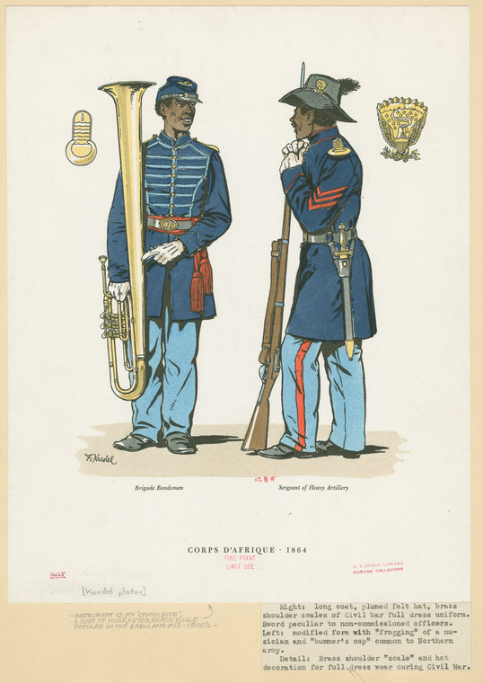 Corps d'Afrique, 1864.