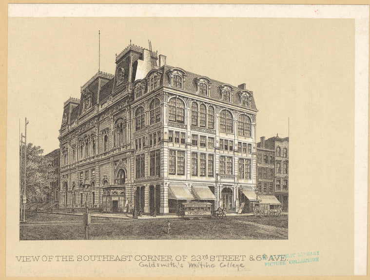 View of the southeast corner of 23rd Street & 6th Ave