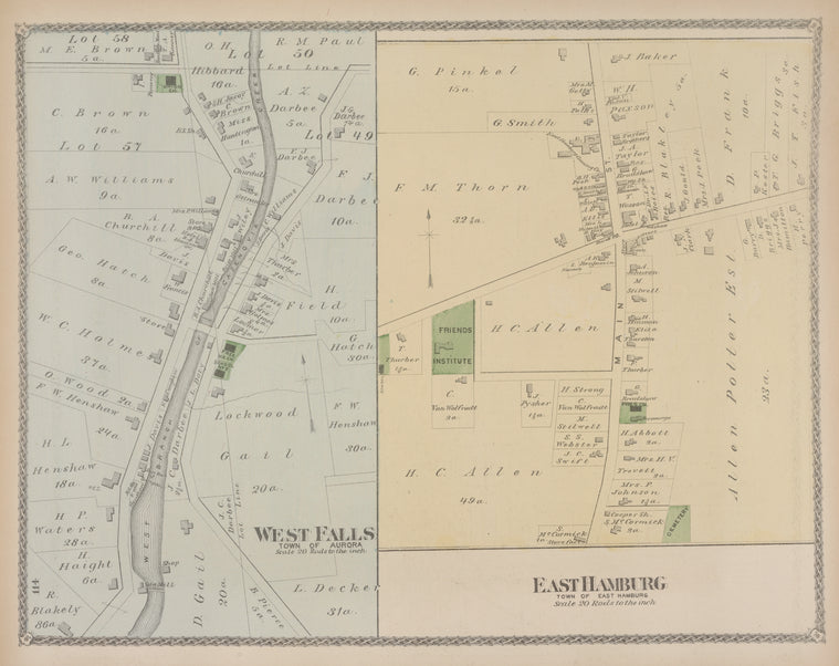 West Falls [Village]; East Hamburg [Village]