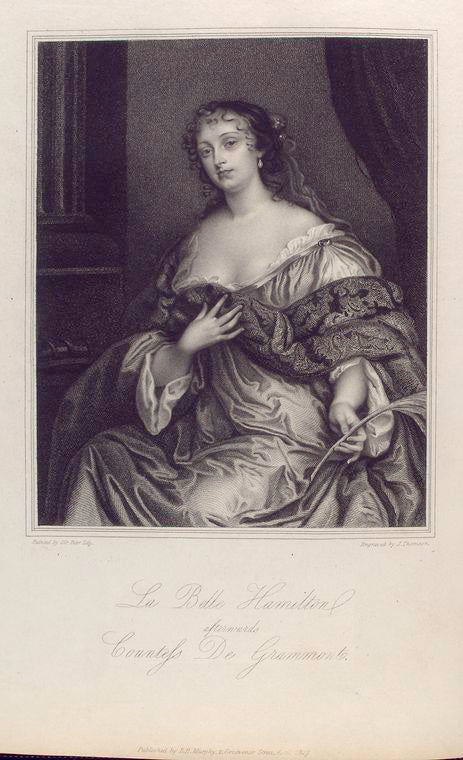 La belle Hamilton, Countesss de Grammont.