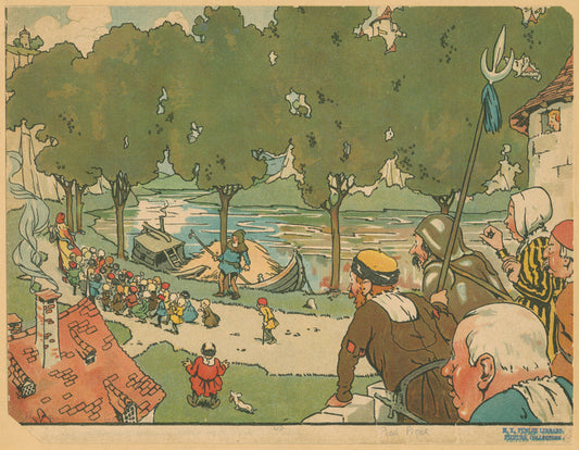 "Unable to move a step, or cry to the children merrily skipping by"