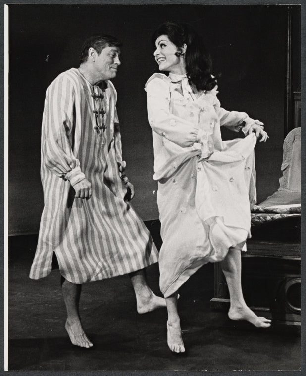 Gordon MacRea and Carol Lawrence in the stage production I Do! I Do!