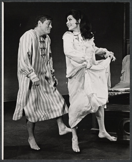 Gordon MacRea and Carol Lawrence in the stage production I Do! I Do!