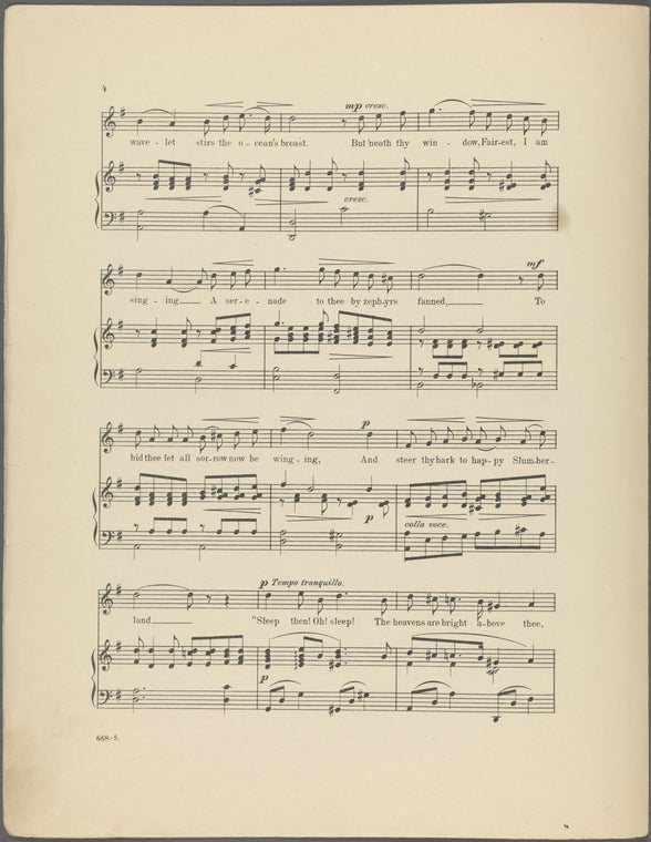 Love's serenade