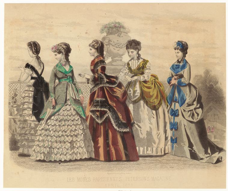 Les modes parisiennes : Peterson's magazine, April, 1870