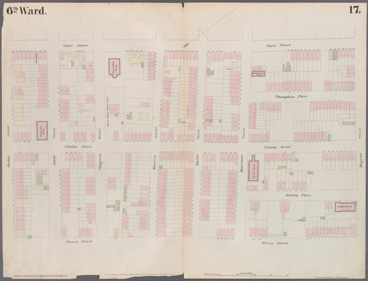 Plate 17: Map bounded by Atlantic Street, Court Street, Degraw Street, Henry Street