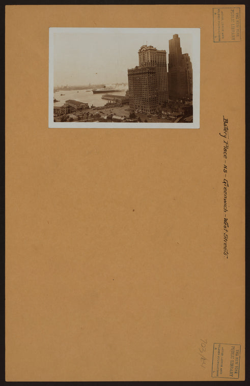 Manhattan: Battery Place - Greenwich Street