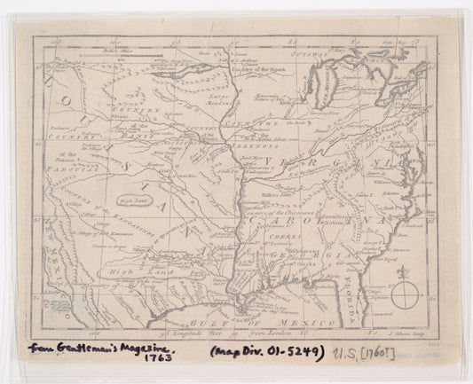 Map of Spanish Louisiana and the American colonies