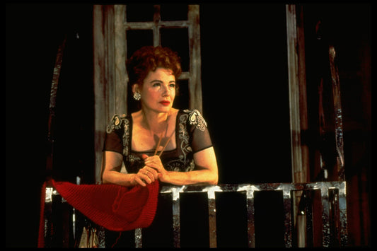 Actress Dianne Wiest in scene from the Broadway production of Jane Bowles play "In the Summer House"