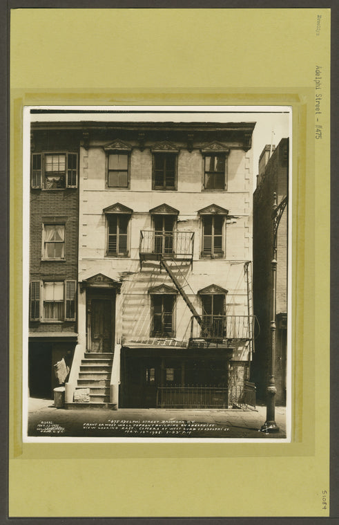 Adelphi Street #475, looking east