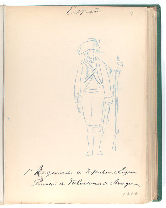 1-o Regimento de Infanteria Ligera. Primero de Voluntarios di Aragon (1806)