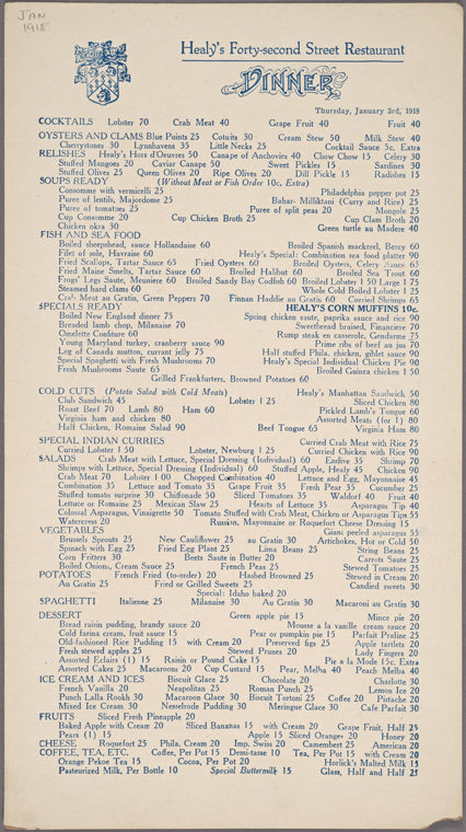 Healy's Forty-second Street Restaurant