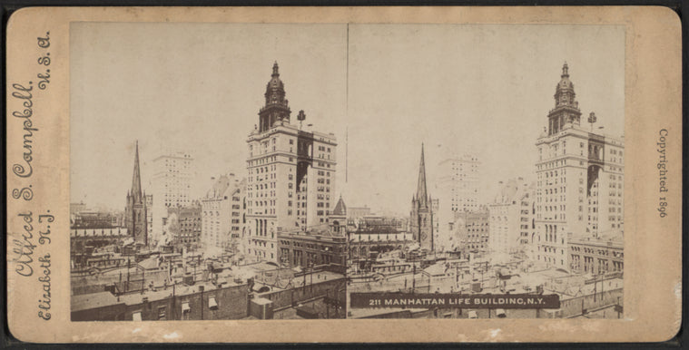 Manhattan Life Building, New York.
