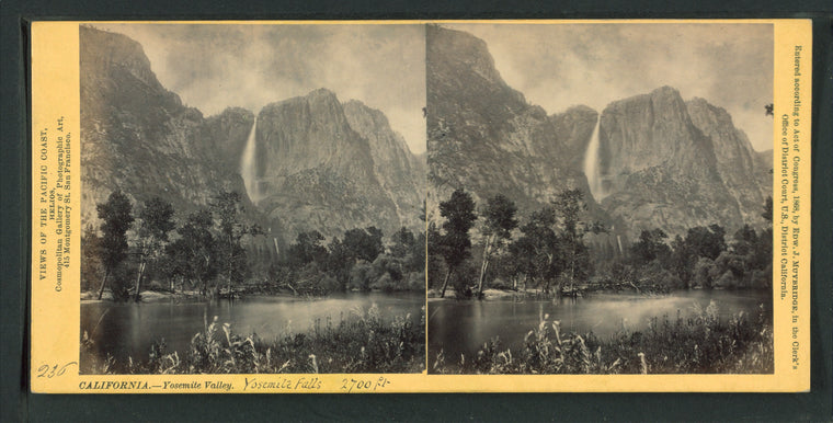 Yosemite Falls, 2700 feet, Yosemite Valley, California.
