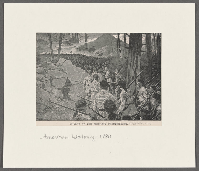 Charge of the American frontiersmen