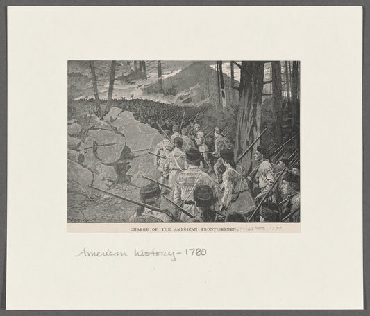 Charge of the American frontiersmen