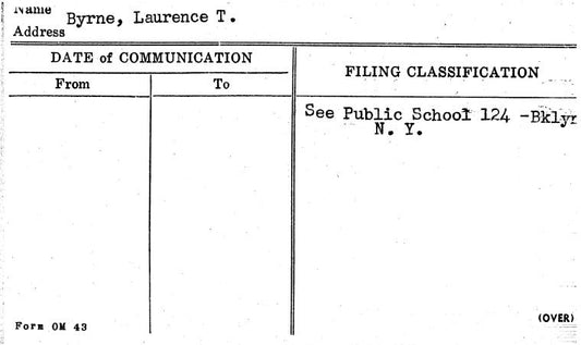 Byrne, Laurence T.