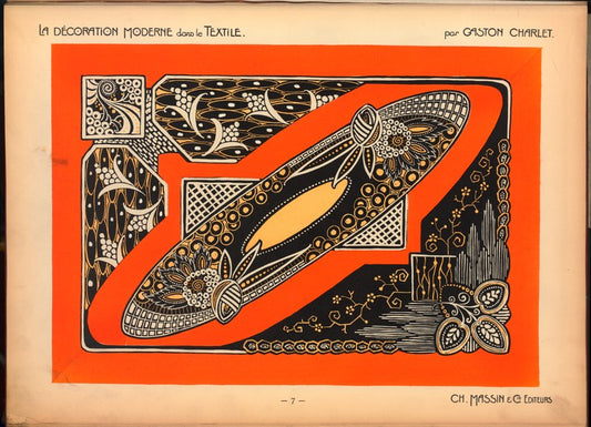 La décoration moderne dans le textile: 60 motifs en couleur