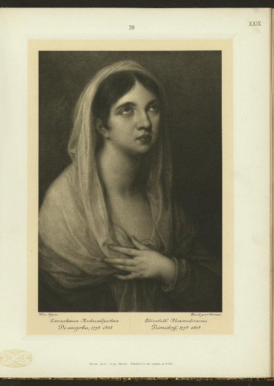 Elizaveta Aleksandrovna Demidova, 1779-1818.