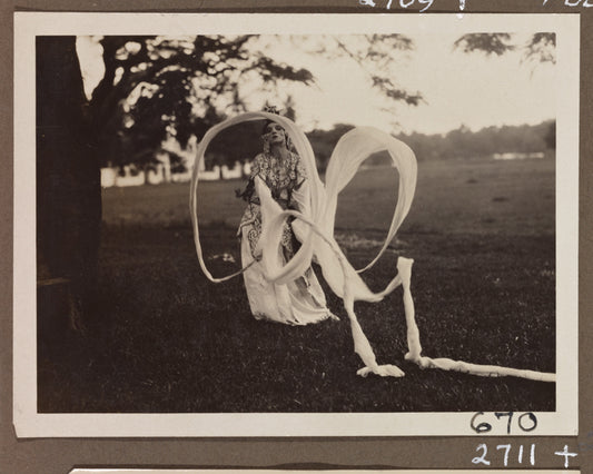 Edith James Long in Chinese dress