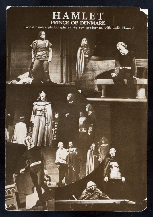 Composite photograph of Leslile Howard in the role of Hamlet