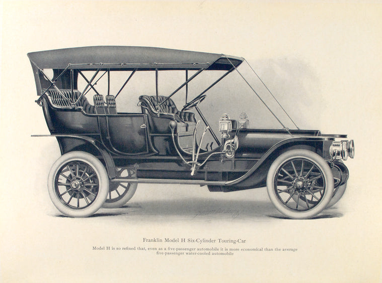 Franklin Model H six-cylinder touring car.