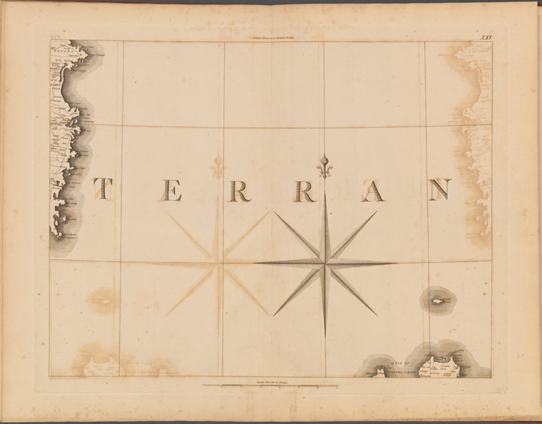 Plate XXI: A general map of the empire of Germany, Holland, the Netherlands, Switzerland, the Grisons, Italy, Sicily, Corsica, and Sardinia