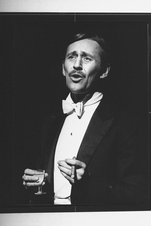 Len Cariou in a scene from the Broadway production of the musical "A Little Night Music"