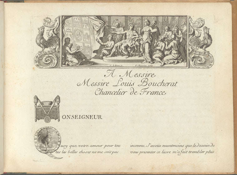 Le Cabinet des Beaux Arts, ou, Recueil d'estampes gravés d'après les tableaux d'un plafond ou les beaux arts sont representées : avec explication de ces mêmes tableaux