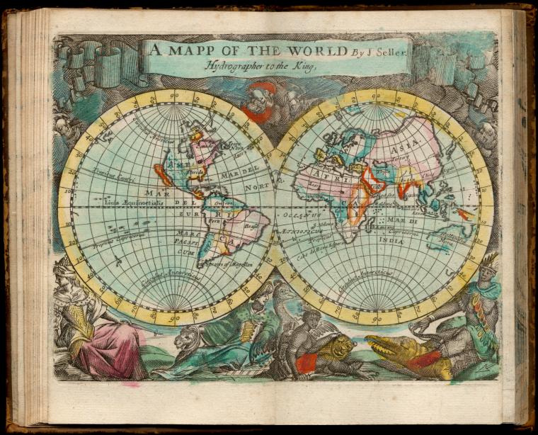 A mapp of the world