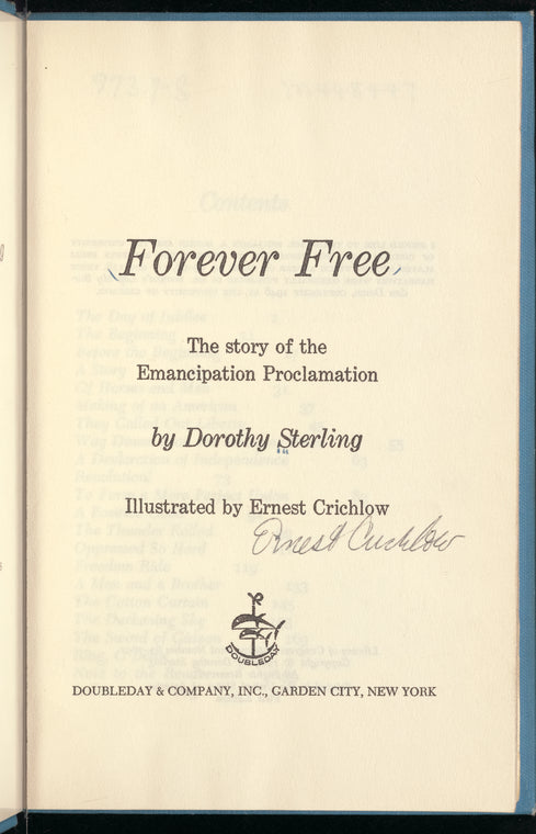 Forever Free: the story of the Emancipation Proclamation
