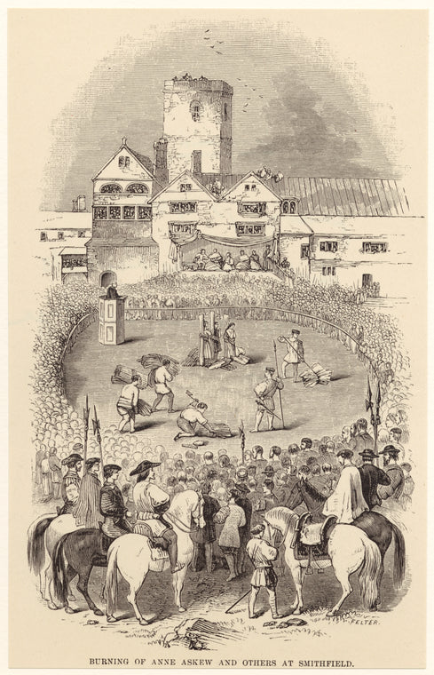 Burning of Anne Askew and others at Smithfield