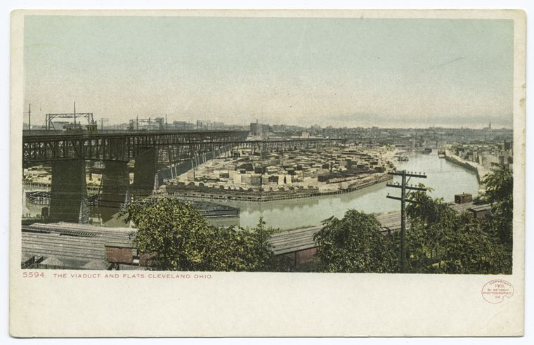 The Viaduct and Flats, Cleveland, Ohio