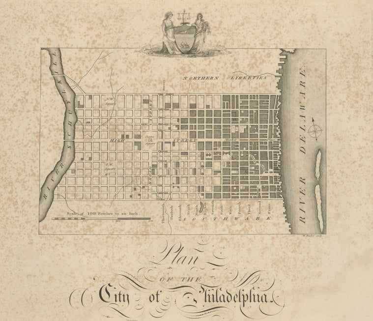 Plan of the city of Philadelphia