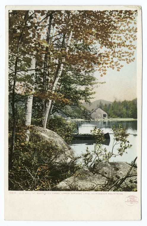 Old Mill at Bartlett's Carry, Saranac Lakes, N. Y.