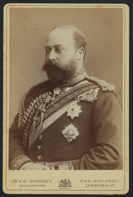 Edward VII, king of Great Britain.