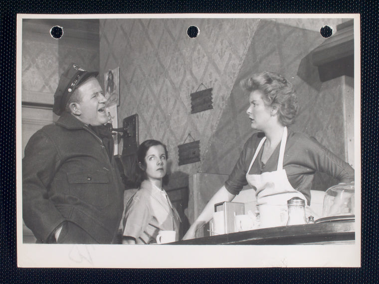 Patrick McVey, Phyllis Love, and Elaine Stritch in Bus Stop