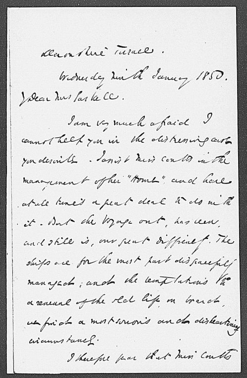 Gaskell, Mrs. ALS to