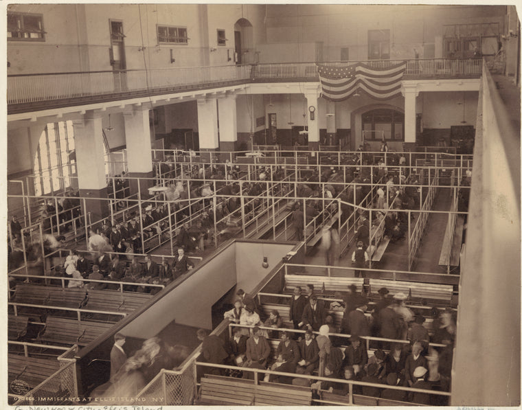 Immigrants at Ellis Island, N.Y