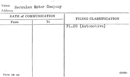 Hercules Motor Company